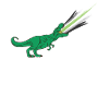 LGBTQ Agender Flag - Dinosaurs