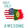 Moitié américain moitié portugais