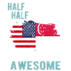 Moitié américain moitié singapourien