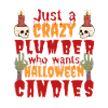 Creepy funny Halloween saying plumber