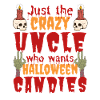 Creepy funny Halloween saying uncle