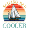 Sailing Dad Retro Sunset