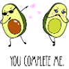 Avocado Paar You complete me