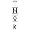 THOR Runic Language Black