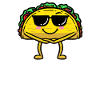 Taco Emoticon Sunglasses