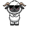 Valais black-nosed sheep sheep