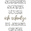 Sommer Sonne Hitze ich schwitze in jeder Ritze neu