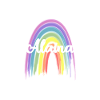 ALAINA Rainbow Cursive