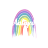 AALIYAH Rainbow Cursive
