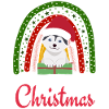 Christmas Sweet Husky Lover Kawaii