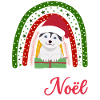 Christmas Sweet Husky Lover Kawaii