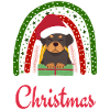 Christmas Sweet Rottweiler Lover Kawaii