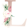 Customizable Monogram L Floral