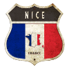 Nice France Armoiries Drapeaux Design
