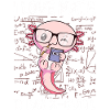 Drôle math Kawaii Axolotl Cadeau