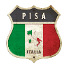 Pisa Italien Våbenskjold Flag Design