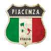 Piacenza Italie Armoiries Drapeaux Design