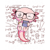 Drôle math Kawaii Axolotl Cadeau