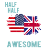Half American Half British