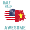 Moitié américain moitié vietnamien