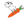 Karotte Ziege Ziegenbock