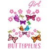 Papillon mignon Fille Papillon Papillons