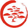 Red Japanese tree