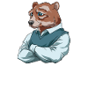 Cooler Großvater Bär