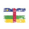Central African Republic Flag Distressed