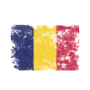 Chad Flag Distressed - Chadian Flag