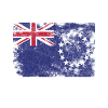 Cook Islands Flag Distressed