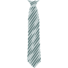 Tie - Pattern - Oblique - Grey - Fake Tie
