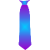 Cravate Bleu Violet - Dégradé