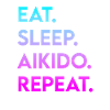 manger du sommeil aïkido répéter
