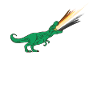 LGBTQ Bear Flag - Dinosaurs