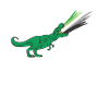 LGBTQ Aromantic Flag - Dinosaurs