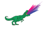LGBTQ Bisexual Flag - Dinosaurs