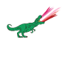 LGBTQ Lipstick Flag - Dinosaurs