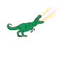 LGBTQ Polygender Flag - Dinosaurs