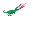 LGBTQ Lesbian Flag - Dinosaurs