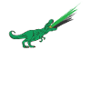 LGBTQ Neutrois Flag - Dinosaurs