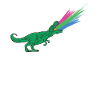 LGBTQ Polysexual Flag - Dinosaurs