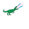 LGBTQ Transgender Flag - Dinosaurs