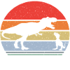 Pappa Fader Papasaurus Retro Vintage Fars Dag
