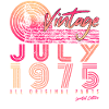 Millésime 1975 Juillet
