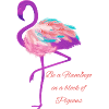 be a flamingo