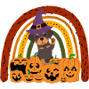 Mignon Rottweiler Halloween Costume Chien