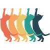 Cats Colourful