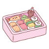 Kawaii Japanese Bento Box Sushi