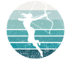 Archery Bow Archer Girl Retro